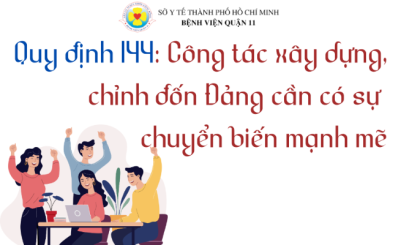 (Thanhuytphcm.vn) - Quy định 144: Công tác xây dựng, chỉnh đốn Đảng cần có sự chuyển biến mạnh mẽ
